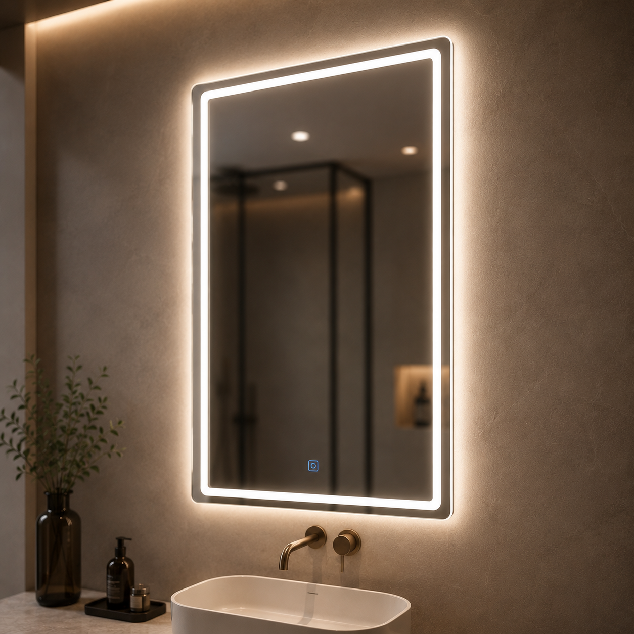 NERO LED Ogledalo Catalina 60x80cm